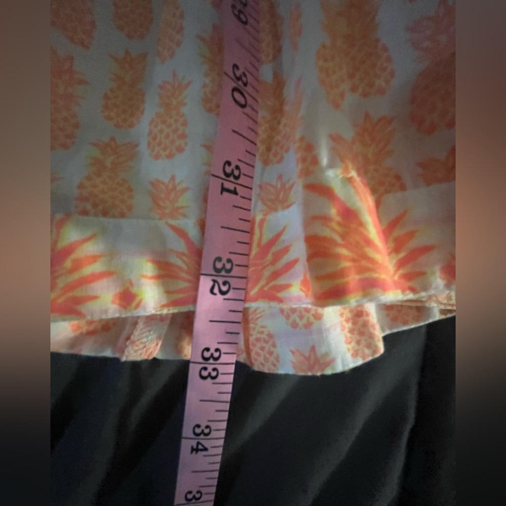 Vineyard Vines pineapple tiered swing dress size small EUC - Picture 13 of 15